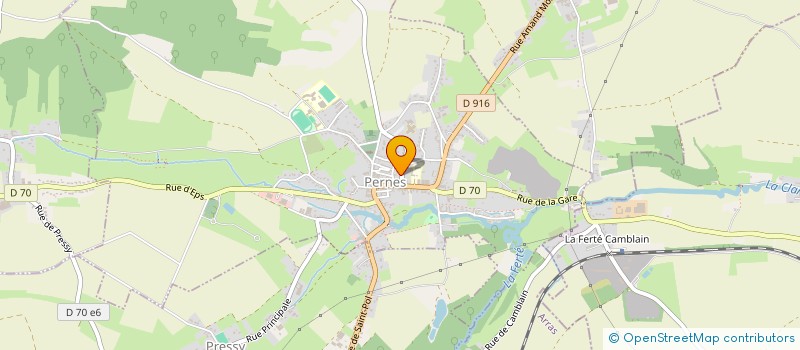 localisation de l'entreprise MONSIEUR ROGER BELLANGER  PERNES