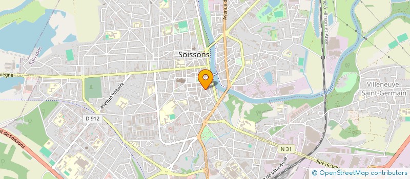 localisation de l'entreprise MONSIEUR ROGER BELLENE à SOISSONS