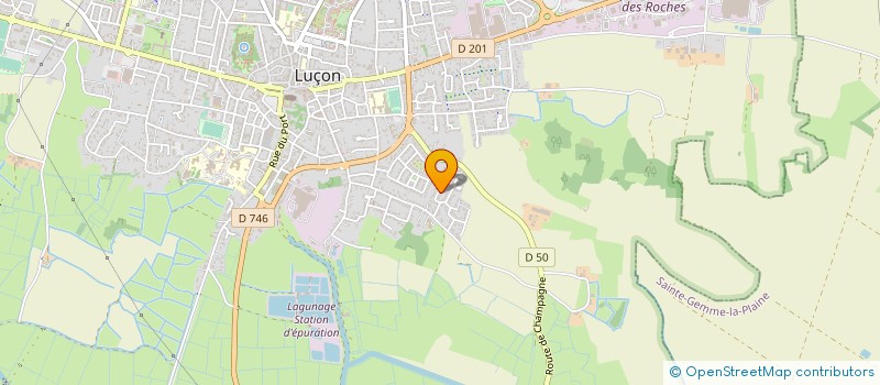 localisation de l'entreprise MONSIEUR ROGER BELLION à LUCON