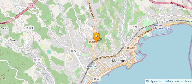 localisation de l'entreprise MONSIEUR ROGER BENCZE à MENTON