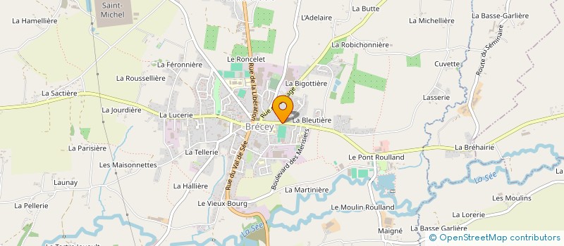 localisation de l'entreprise MONSIEUR ROGER BERTHELOT à BRECEY