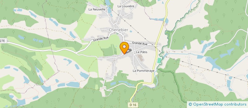 localisation de l'entreprise MONSIEUR ROGER BERTINELLI  CHENEBIER