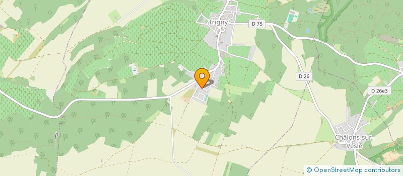 localisation de l'entreprise MONSIEUR ROGER BERTRAND  TRIGNY