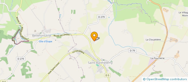 localisation de l'entreprise MONSIEUR ROGER BESNIER  SAINT-BARTHELEMY