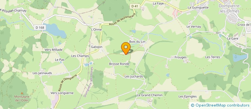 localisation de l'entreprise MONSIEUR ROGER BESSON  TRAMBLY