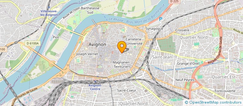 localisation de l'entreprise MONSIEUR ROGER BEYSSIER à AVIGNON