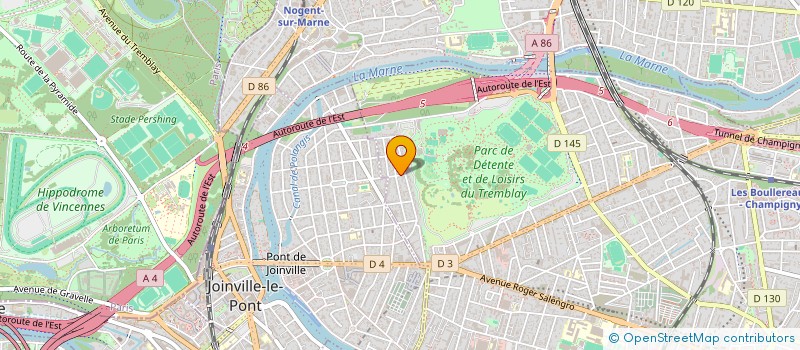 localisation de l'entreprise MONSIEUR ROGER BEZEAUD  CHAMPIGNY-SUR-MARNE