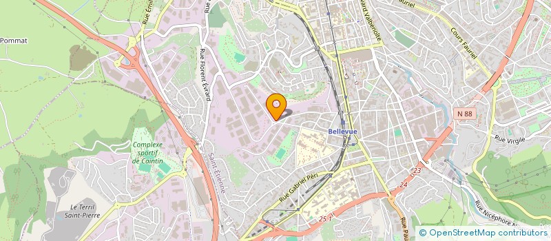 localisation de l'entreprise MONSIEUR ROGER BIASIOLO  SAINT-ETIENNE