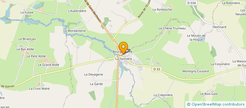 localisation de l'entreprise MONSIEUR ROGER BIDENNE  SAINT-MARS-SUR-LA-FUTAIE