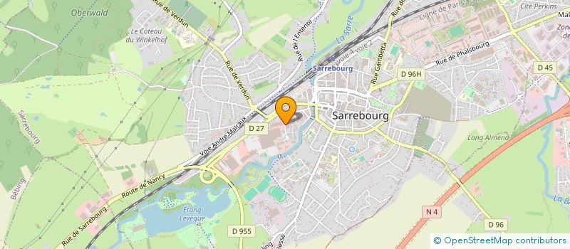 localisation de l'entreprise MONSIEUR ROGER BILDSTEIN à SARREBOURG