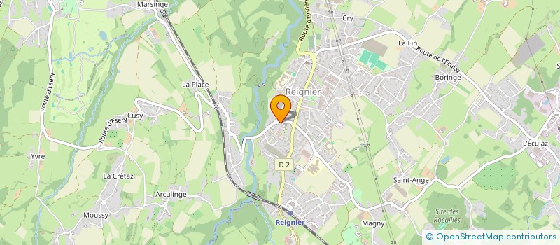 localisation de l'entreprise MONSIEUR ROGER BIOLLUZ à REIGNIER-ESERY