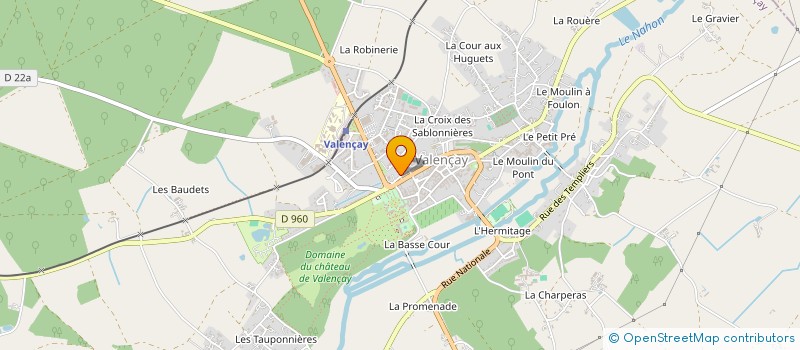 localisation de l'entreprise MONSIEUR ROGER BISCHOFF à VALENCAY