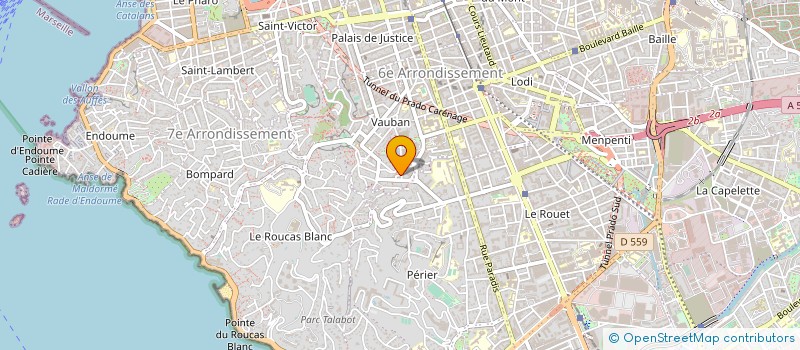 localisation de l'entreprise MONSIEUR ROGER BLANC à MARSEILLE
