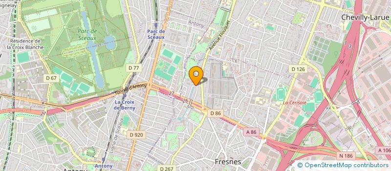 localisation de l'entreprise MONSIEUR ROGER BLANCHARD  FRESNES