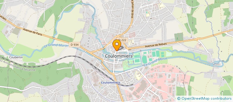 localisation de l'entreprise MONSIEUR ROGER BLANDEAU à COULOMMIERS