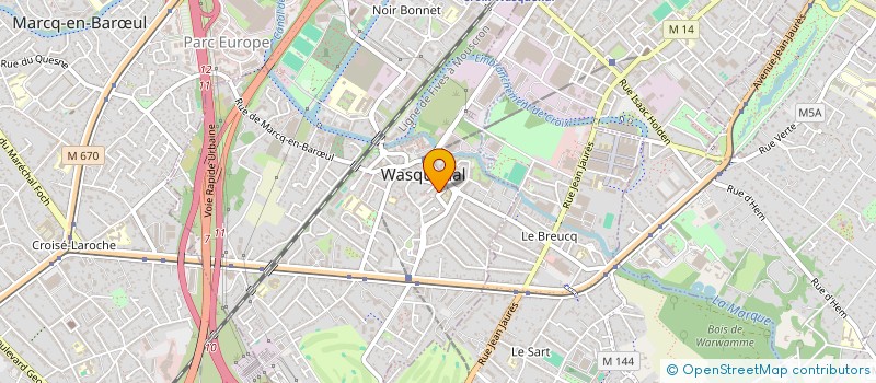 localisation de l'entreprise MONSIEUR ROGER BLED  WASQUEHAL