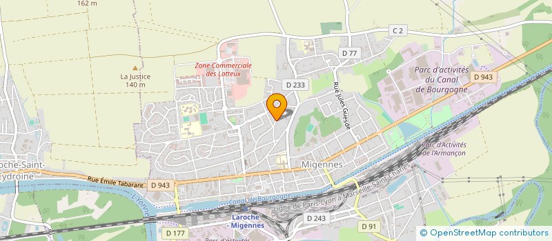 localisation de l'entreprise MONSIEUR ROGER BLIN  MIGENNES