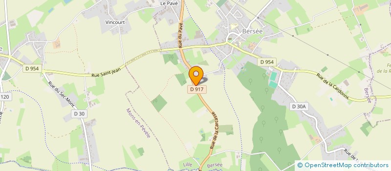 localisation de l'entreprise MONSIEUR ROGER BLONDEAU  BERSEE