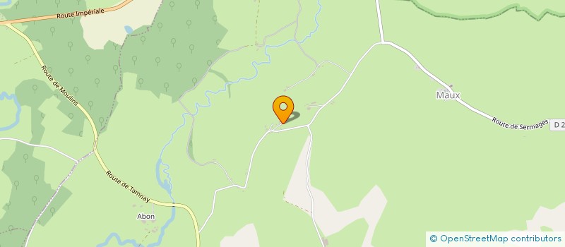 localisation de l'entreprise MONSIEUR ROGER BONDOUX  MOULINS-ENGILBERT