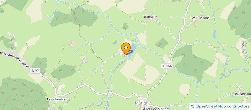 localisation de l'entreprise MONSIEUR ROGER BONNIAU  MARIGNY