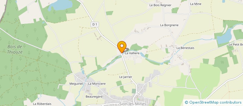 localisation de l'entreprise MONSIEUR ROGER BONNIER à SION-LES-MINES