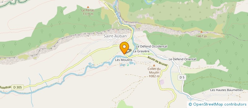 localisation de l'entreprise MONSIEUR ROGER BONNOME à SAINT-AUBAN