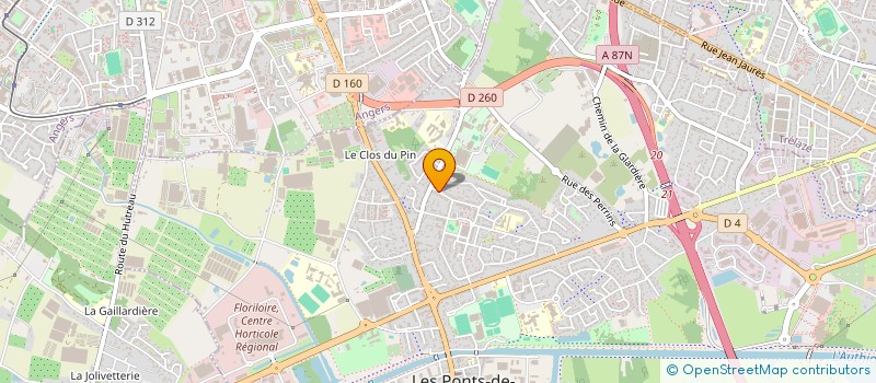 localisation de l'entreprise MONSIEUR ROGER BOUCHER à LES PONTS-DE-CE