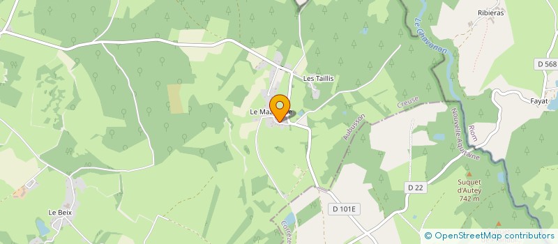 localisation de l'entreprise MONSIEUR ROGER BOUCHON  SAINT MERD LA BREUILLE