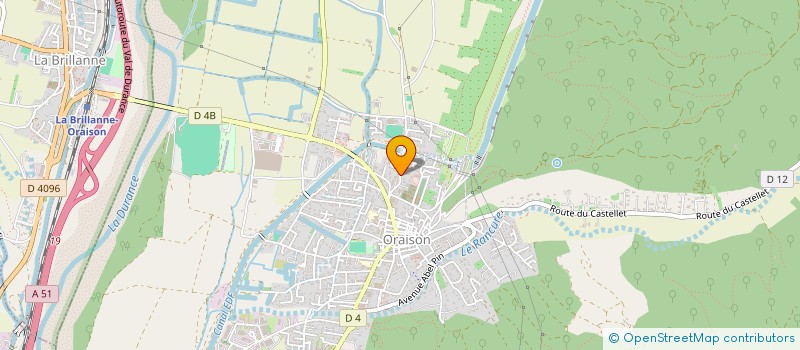 localisation de l'entreprise MONSIEUR ROGER BOUDOUARD  ORAISON