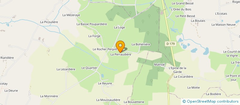 localisation de l'entreprise MONSIEUR ROGER BOURSERIE  MECE