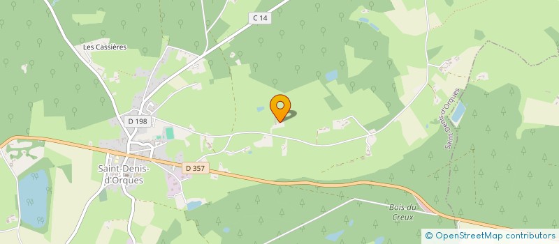 localisation de l'entreprise MONSIEUR ROGER BOUTTIER  POILLE-SUR-VEGRE