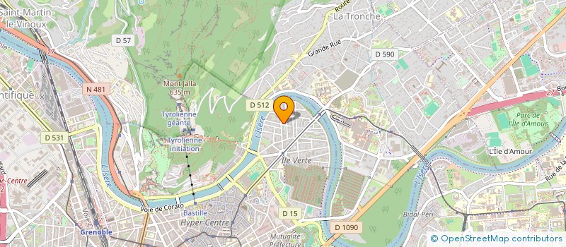 localisation de l'entreprise MONSIEUR ROGER BOUVRET à GRENOBLE