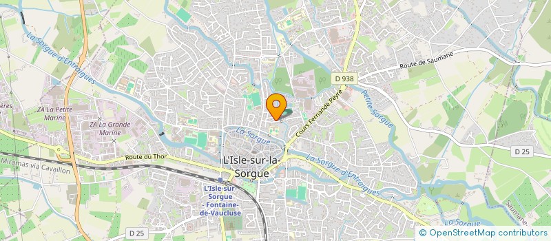 localisation de l'entreprise MONSIEUR ROGER BOYAC à L'ISLE-SUR-LA-SORGUE