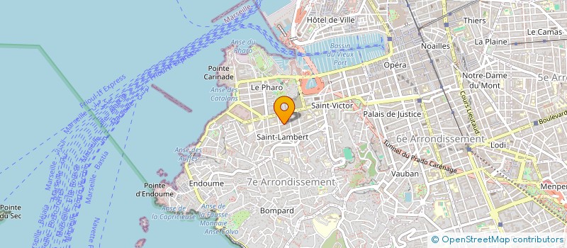 localisation de l'entreprise MONSIEUR ROGER BRAJOU à MARSEILLE