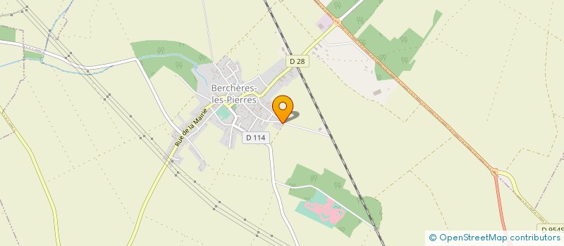 localisation de l'entreprise MONSIEUR ROGER BRAULT à BERCHERES-LES-PIERRES