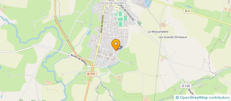 localisation de l'entreprise MONSIEUR ROGER BREHIN à COSSE-LE-VIVIEN