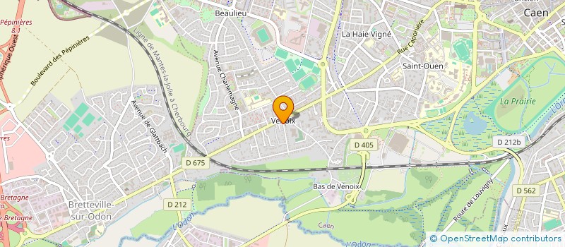 localisation de l'entreprise MONSIEUR ROGER BREITENREICHER à CAEN