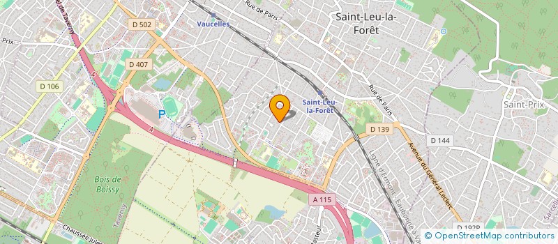 localisation de l'entreprise MONSIEUR ROGER BRILLOT à ST LEU LA FORET