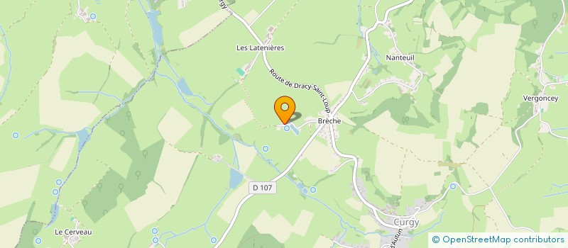 localisation de l'entreprise MONSIEUR ROGER BROCHOT  CURGY