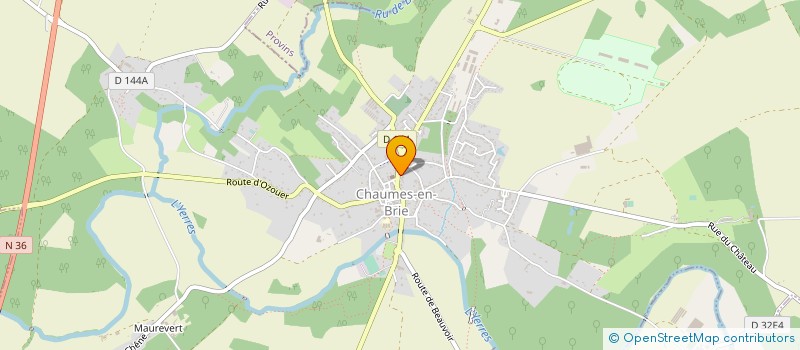 localisation de l'entreprise MONSIEUR ROGER BROUT à CHAUMES-EN-BRIE