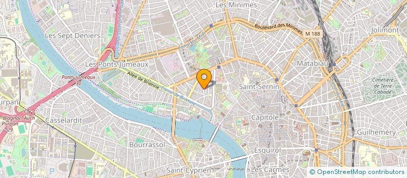 localisation de l'entreprise MONSIEUR ROGER BRUHAT à TOULOUSE