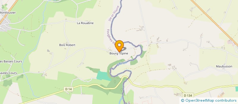 localisation de l'entreprise MONSIEUR ROGER BUFFET à MONTHAULT