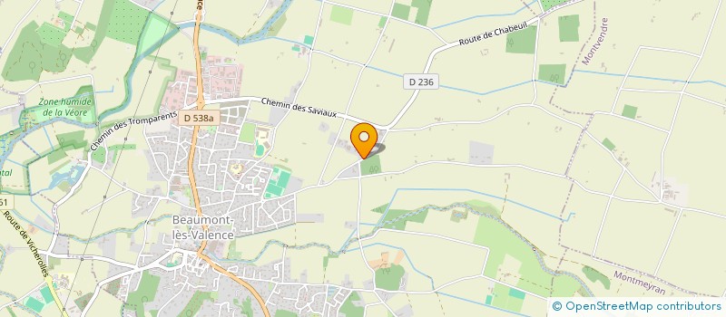localisation de l'entreprise MONSIEUR ROGER BURTON  BEAUMONT-LES-VALENCE