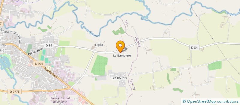 localisation de l'entreprise MONSIEUR ROGER CAHU  SAINT-HILAIRE-DU-HARCOUET