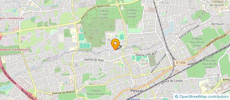 localisation de l'entreprise MONSIEUR ROGER CAIJO  PESSAC