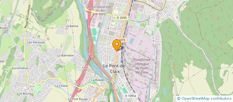 localisation de l'entreprise MONSIEUR ROGER CAILLAUSSE  LE PONT-DE-CLAIX