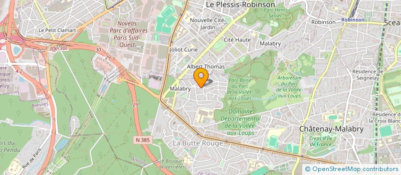 localisation de l'entreprise MONSIEUR ROGER CAILLON à CHATENAY-MALABRY