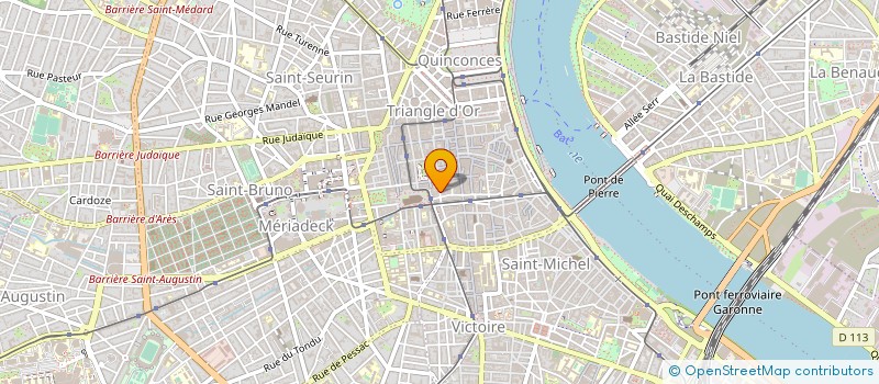 localisation de l'entreprise MONSIEUR ROGER CALVES à BORDEAUX