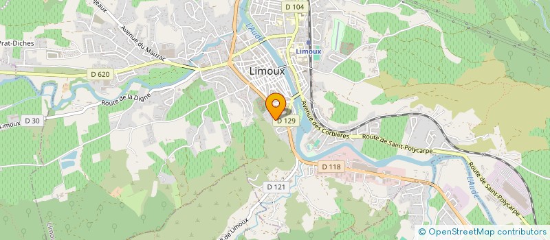 localisation de l'entreprise MONSIEUR ROGER CAMBON à LIMOUX