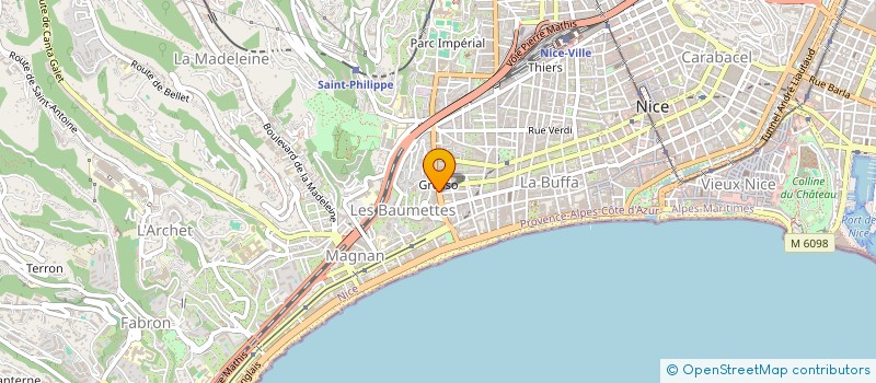 localisation de l'entreprise MONSIEUR ROGER CAMPAGNOLA à NICE